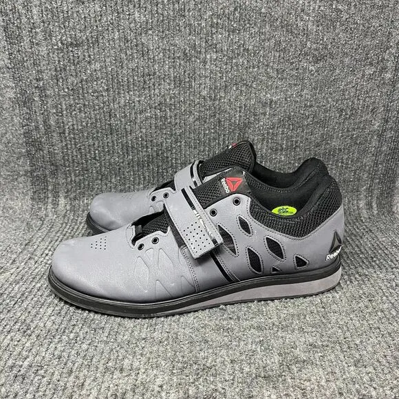Reebok CrossFit Lifter Training Shoes Black Grey Mens Size 13 BD2631