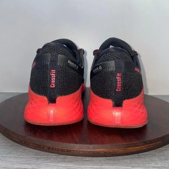 Reebok CrossFit Nano 9 Cross Training Shoes Men’s 11.5 Black/Neon Red FU6828