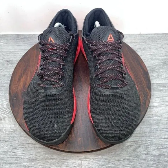 Reebok CrossFit Nano 9 Cross Training Shoes Men’s 11.5 Black/Neon Red FU6828