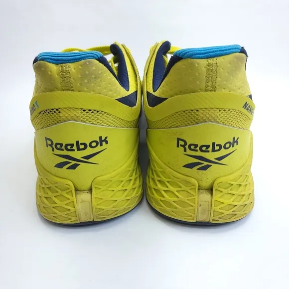 Reebok Nano X Training FW8128 Chartreuse Navy Men shoes Size 13