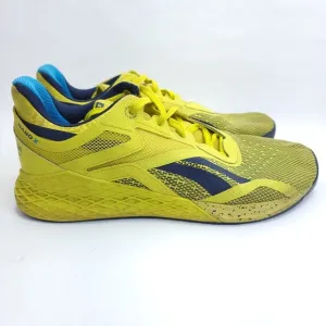 Reebok Nano X Training FW8128 Chartreuse Navy Men shoes Size 13