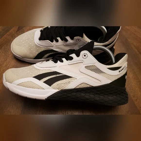 Reebok Nano X Women’s Size 9 CrossFit Training Sneakers – Black/White/off White