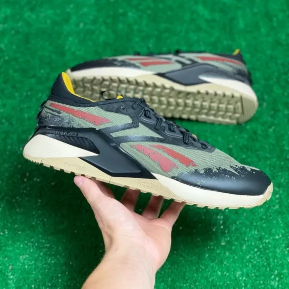 Reebok Nano X2 TR Adventure Mens Cross Training Shoes Black HQ6265 NEW Multi Sz