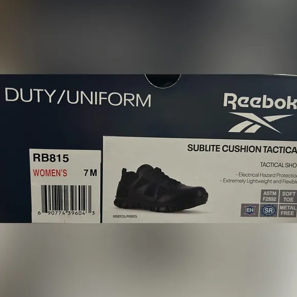 Reebok Sublite Cushion Tactical Womens Size 7 Mens Size 5 New in Box
