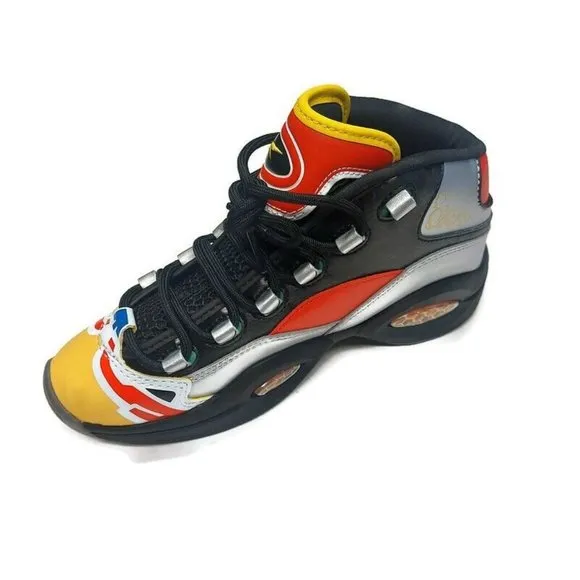 Reebok x Power Rangers Mens Size 5.5 Question Mid Megazord Allen Iverson GY0588