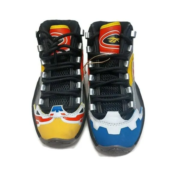 Reebok x Power Rangers Mens Size 5.5 Question Mid Megazord Allen Iverson GY0588