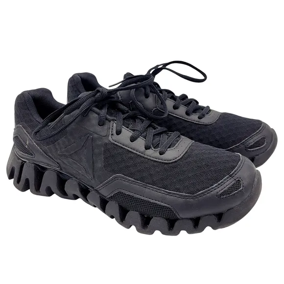 Reebok Zig Evolution Athletic Running Sneakers Shoes BD5564 Black Women's Size 8