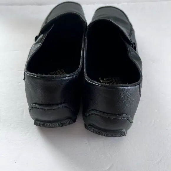 Reiker Women's Black Celia Slip On Comfort Shoes Size 10