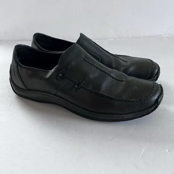Reiker Women's Black Celia Slip On Comfort Shoes Size 10