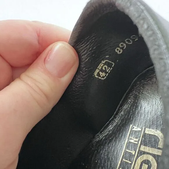 Reiker Women's Black Celia Slip On Comfort Shoes Size 10