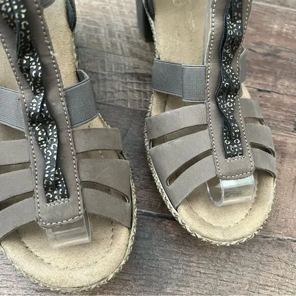 Rieker Rudy Stafford Sandal Size 39 EU / 8 US taupe