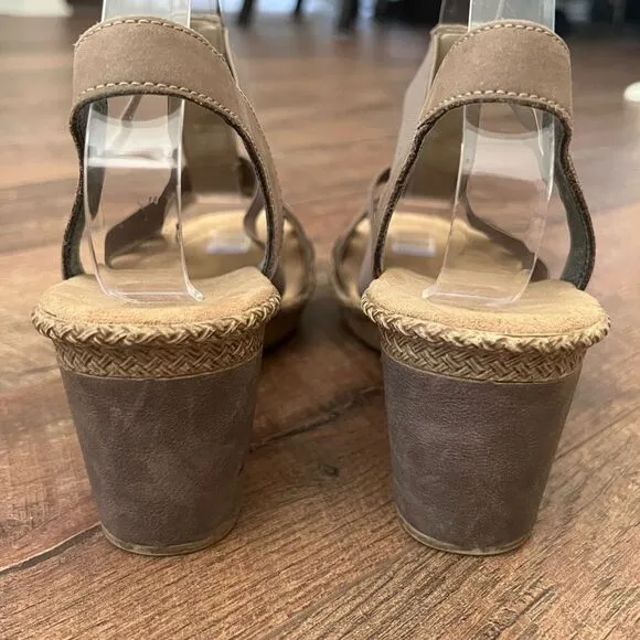 Rieker Rudy Stafford Sandal Size 39 EU / 8 US taupe