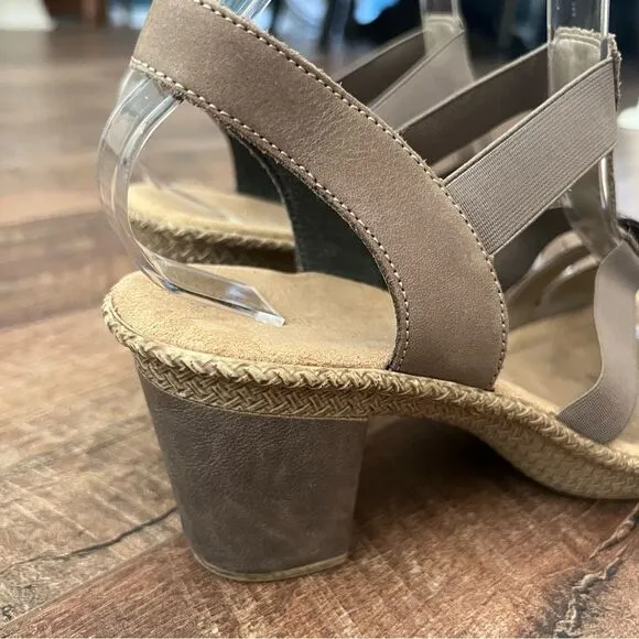 Rieker Rudy Stafford Sandal Size 39 EU / 8 US taupe