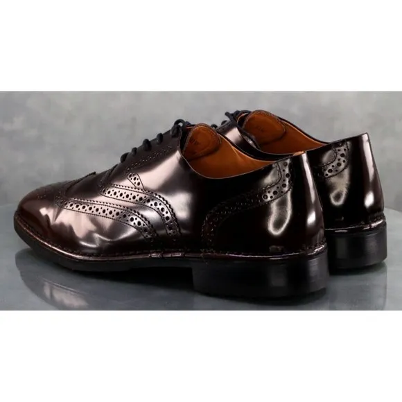 Rockport Dressports Men's Wingtip Brogue Dress Shoes Size 10 (W) Wide Brown