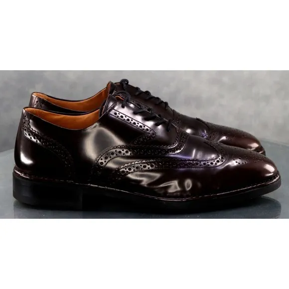 Rockport Dressports Men's Wingtip Brogue Dress Shoes Size 10 (W) Wide Brown