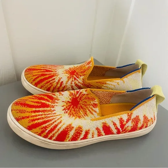 ROTHY’S Big Kids Sunburst Pattern Slip On Sneakers