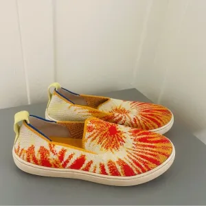 ROTHY’S Big Kids Sunburst Pattern Slip On Sneakers