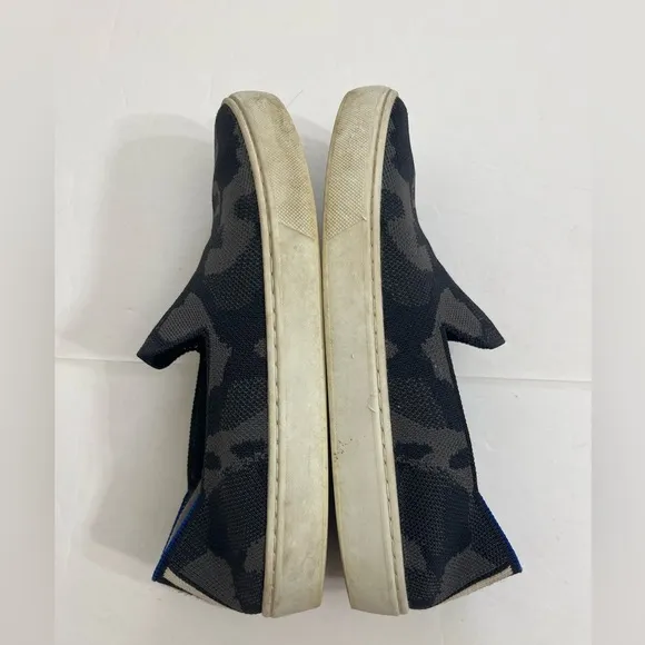 Rothy’s Slide On Gray Camo Shoes Size 7.5