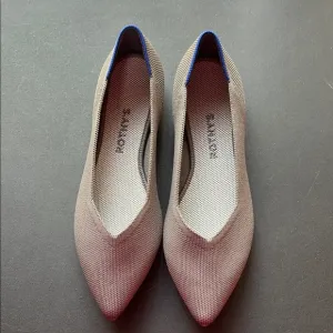 Rothy's The Point Pebble Grey Flat Size 9.5