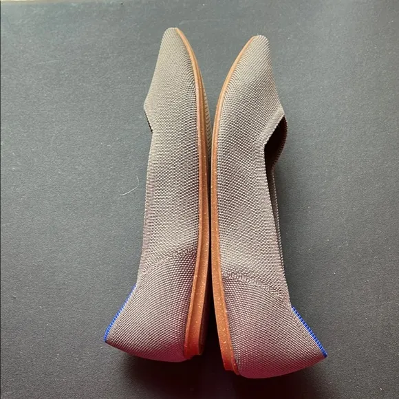 Rothy's The Point Pebble Grey Flat Size 9.5