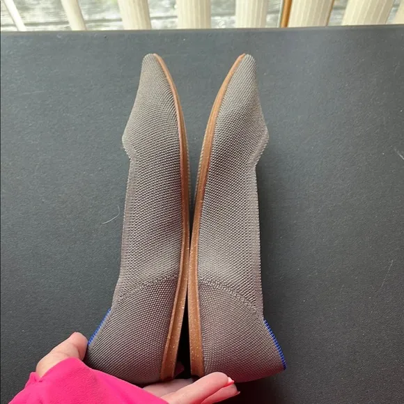 Rothy's The Point Pebble Grey Flat Size 9.5