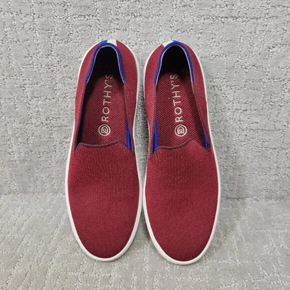 Rothy's The Sneaker Women's Size 8.5 US Garnet Burgundy Slip On Comfort Shoes