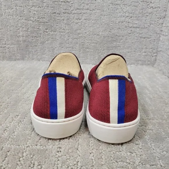 Rothy's The Sneaker Women's Size 8.5 US Garnet Burgundy Slip On Comfort Shoes