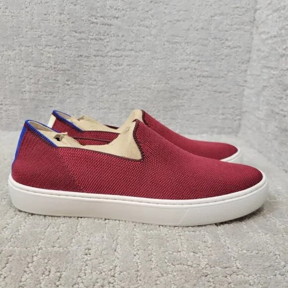 Rothy's The Sneaker Women's Size 8.5 US Garnet Burgundy Slip On Comfort Shoes