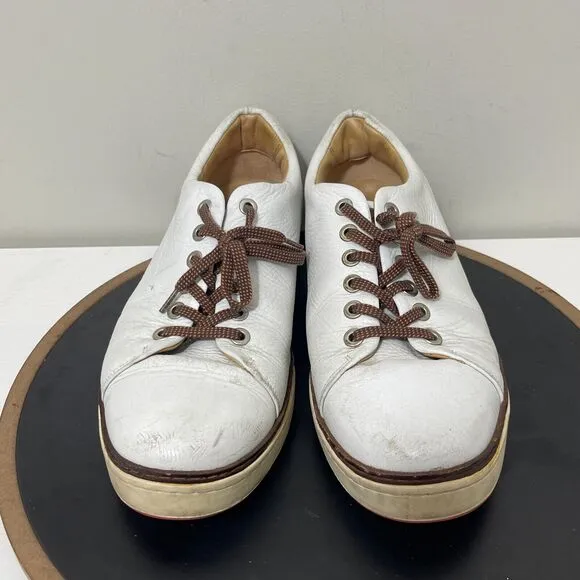 Royal Albartross Golf Shoes Men Size 12 The Pontiac Spikeless White Leather