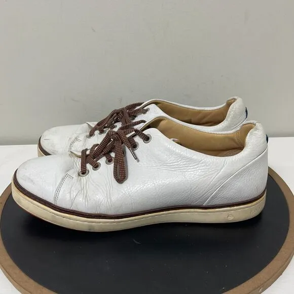 Royal Albartross Golf Shoes Men Size 12 The Pontiac Spikeless White Leather