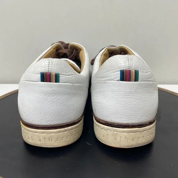 Royal Albartross Golf Shoes Men Size 12 The Pontiac Spikeless White Leather
