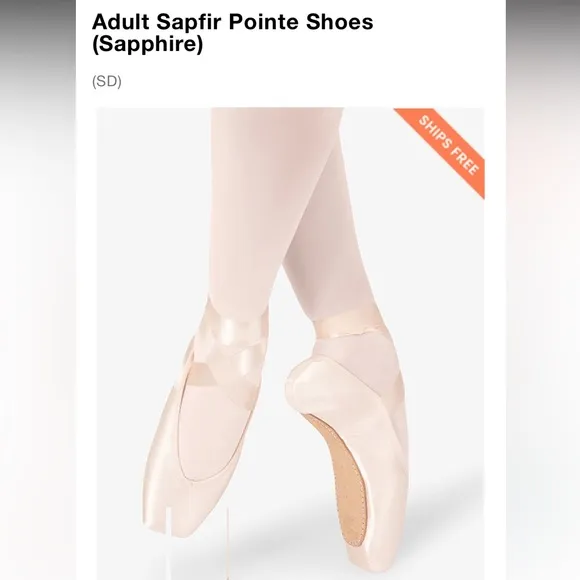 RUSSIAN POINTE Adult Sapfir Pointe Shoes (Sapphire)