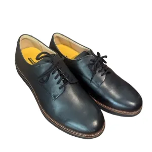 Samuel Hubbard black leather comfy &quot;Founder&quot; tie oxfords NWOT sz 11.5