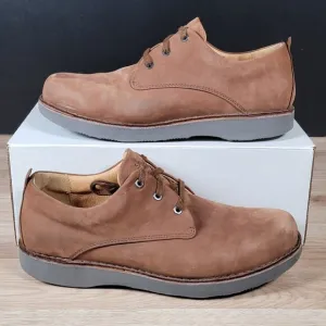 Samuel Hubbard Free Oxford Shoes Mens Size 11.5 W Wide Brown Nubuck Round Toe