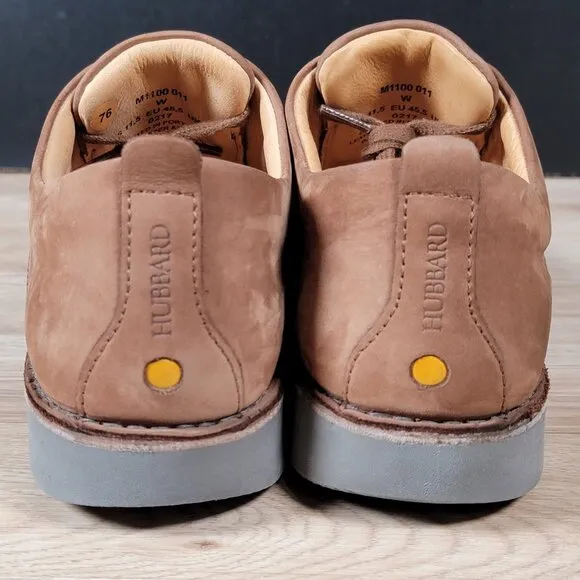Samuel Hubbard Free Oxford Shoes Mens Size 11.5 W Wide Brown Nubuck Round Toe