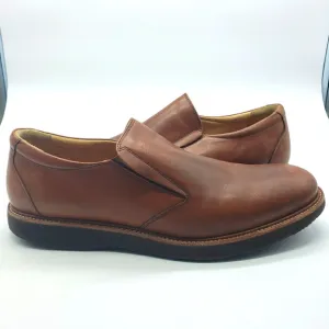 Samuel Hubbard Men US 12 EU 46 brown leather slip on shoes Frequent Traveler