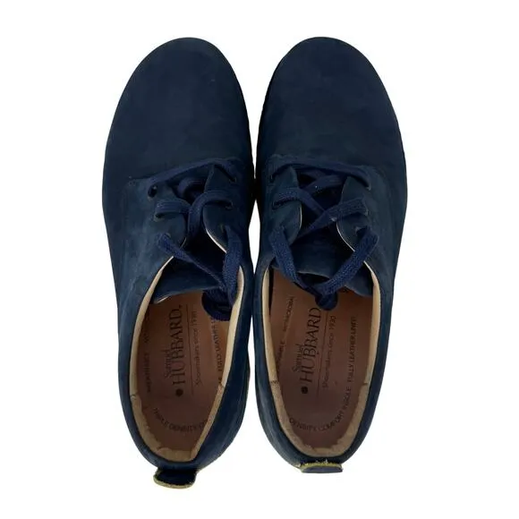 Samuel Hubbard Shoes Nubuck‎ Leather Lace Up M1100-016 Navy Mens Size 10 Wide