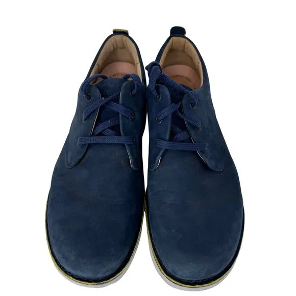 Samuel Hubbard Shoes Nubuck‎ Leather Lace Up M1100-016 Navy Mens Size 10 Wide