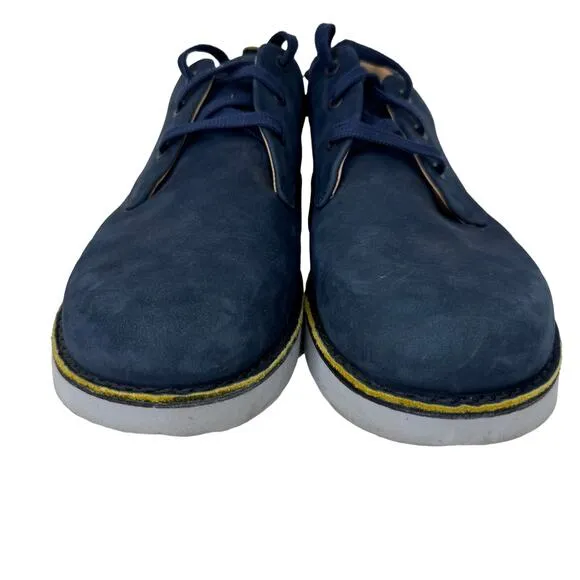 Samuel Hubbard Shoes Nubuck‎ Leather Lace Up M1100-016 Navy Mens Size 10 Wide