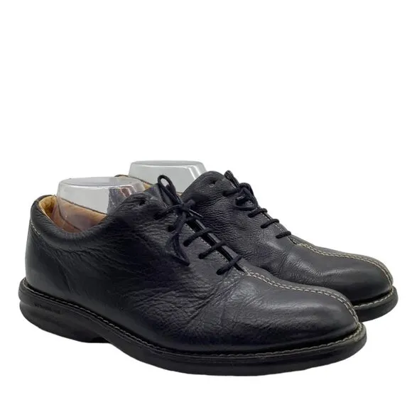 SANDRO MOSCOLONI Vineyard Leather Split Toe Derby Men's 8.5 Oxford Shoes Lace Up
