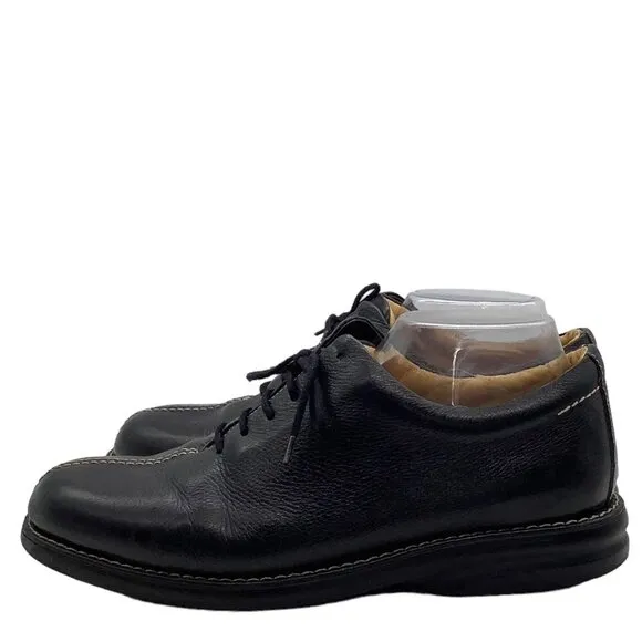 SANDRO MOSCOLONI Vineyard Leather Split Toe Derby Men's 8.5 Oxford Shoes Lace Up