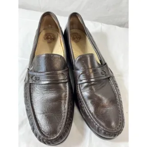 SAS Ace Comfort Slip On Classic Leather Loafers Moccasin Shoes Mens 11.5 N