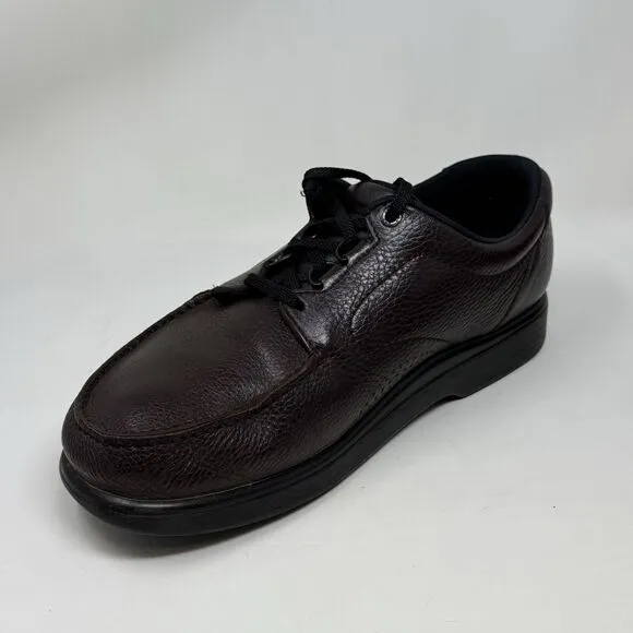 SAS Bout Time Shoes Mens 14 WW Extra Wide Brown Leather Lace Up ComfY NO INSOLES