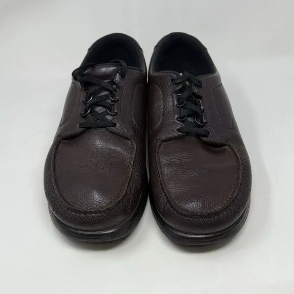 SAS Bout Time Shoes Mens 14 WW Extra Wide Brown Leather Lace Up ComfY NO INSOLES