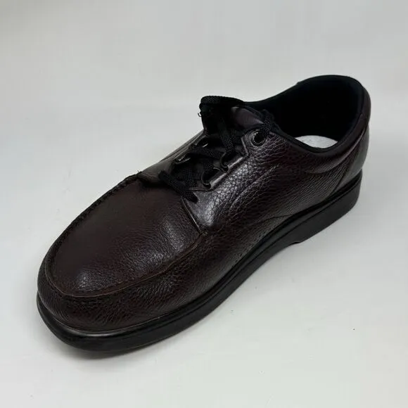 SAS Bout Time Shoes Mens 14 WW Extra Wide Brown Leather Lace Up ComfY NO INSOLES