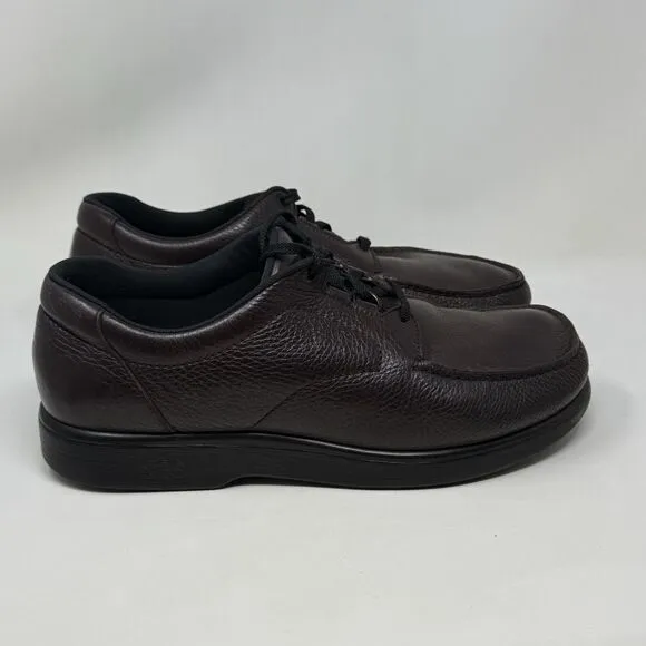 SAS Bout Time Shoes Mens 14 WW Extra Wide Brown Leather Lace Up ComfY NO INSOLES