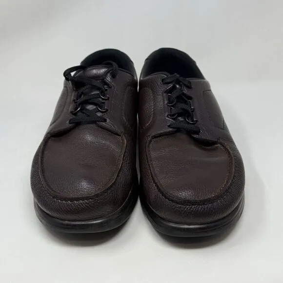 SAS Bout Time Shoes Mens 14 WW Extra Wide Brown Leather Lace Up ComfY NO INSOLES