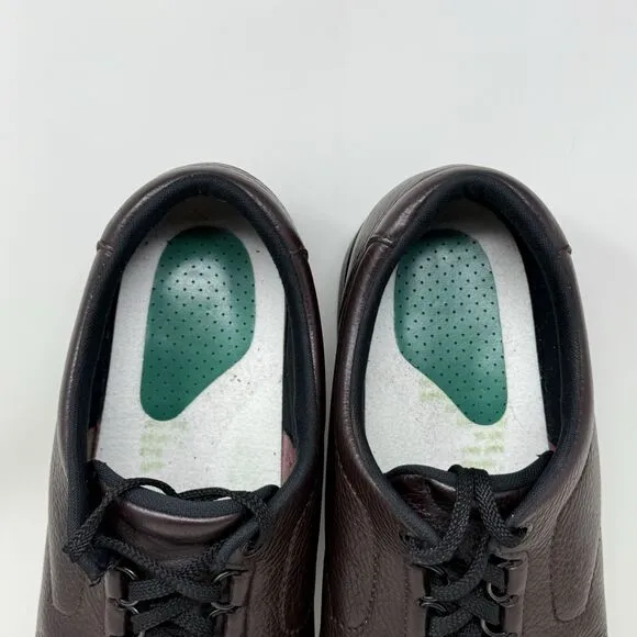 SAS Bout Time Shoes Mens 14 WW Extra Wide Brown Leather Lace Up ComfY NO INSOLES