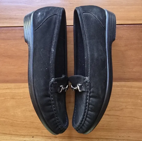 SAS Charcoal Metro Comfort Bit Loafer - 8.5 M