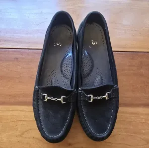 SAS Charcoal Metro Comfort Bit Loafer - 8.5 M